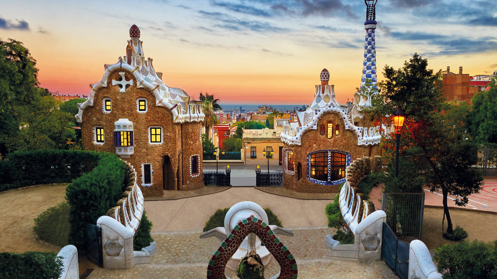 Parc Güell  by Antoni Gaudí