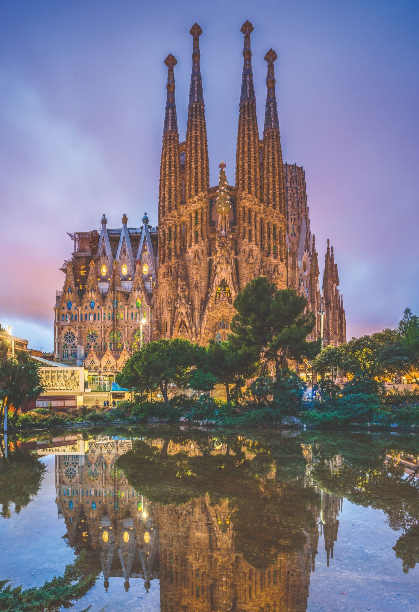 A view of the Sagrada Família